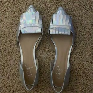 Banana republic holographic flats